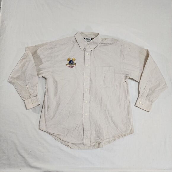 Disneyland 50th Happiest Homecoming on Earth Mens L Button Up Vintage Y2K - Picture 1 of 10